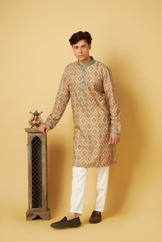 Floral Printed Kurta