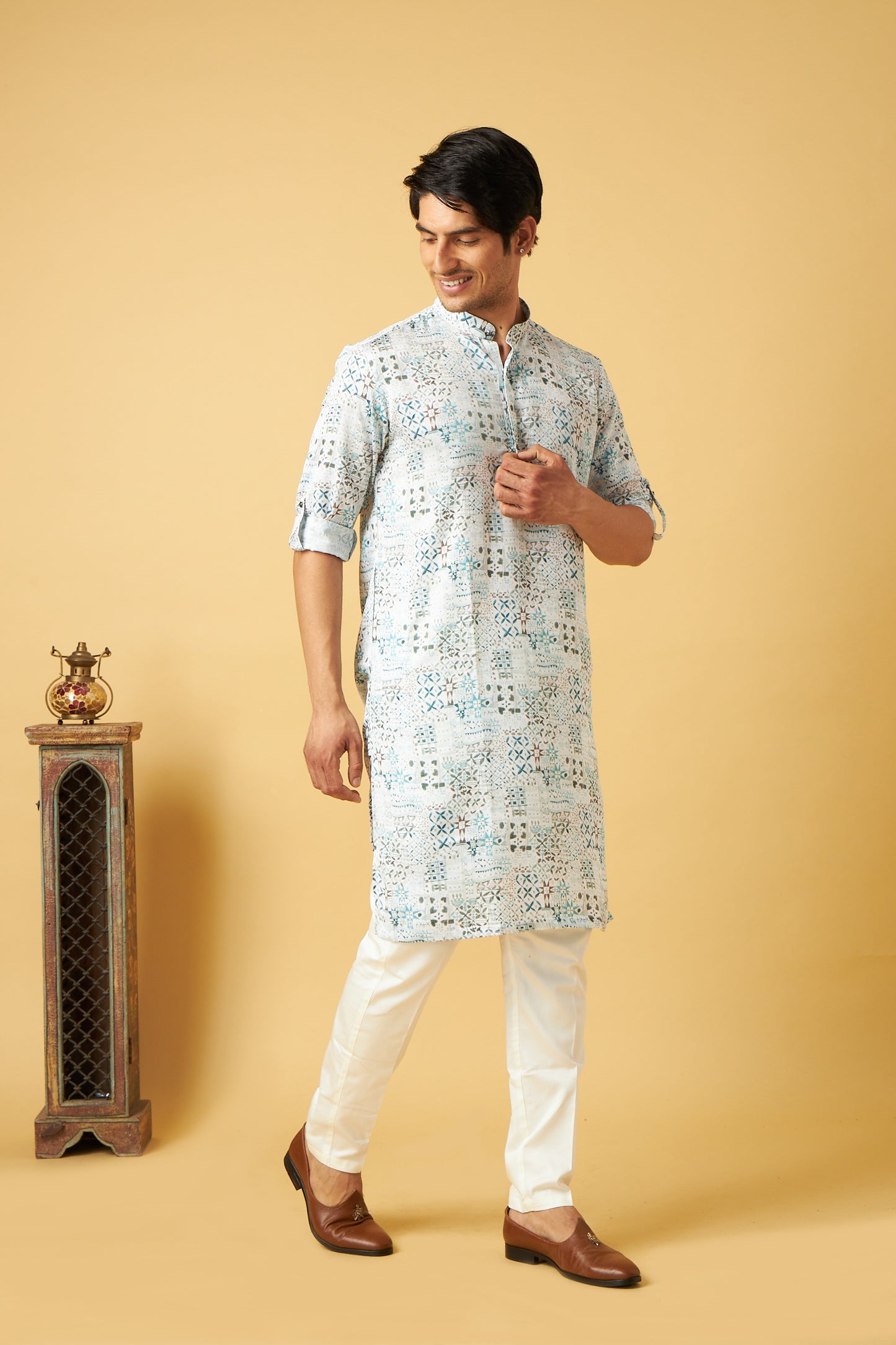 Elegant White Kurta Set