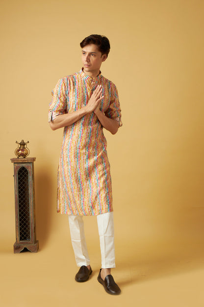 Colourfull  Classic Kurta