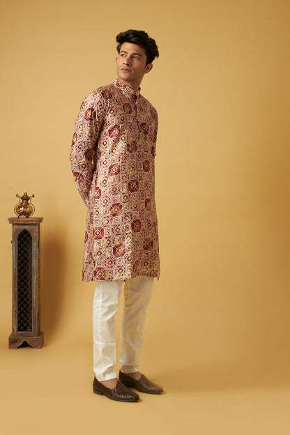 Classic Bandhani Designer Kurta