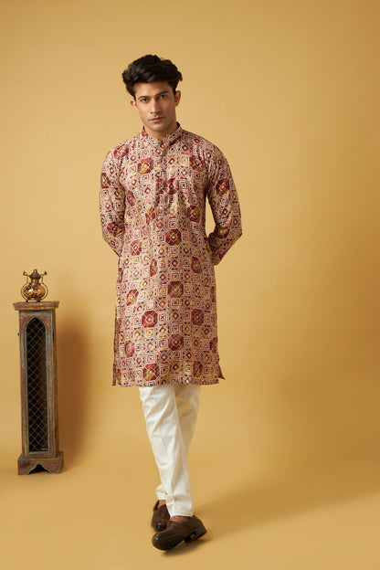 Classic Bandhani Designer Kurta